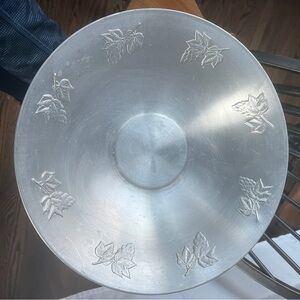 Vintage West Bend Salad Bowl Large Aluminum 14" Serving Dish